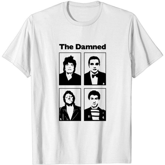 Ayah_Sall Other - Damned The Damned Tshirt Unisex Tee Shirt